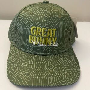 Green Great Bunny Adjustable Hat
